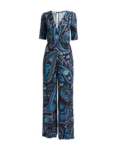 Siyu Woman Jumpsuit Navy Size 4 Polyamide, Elastane In Navy Blue