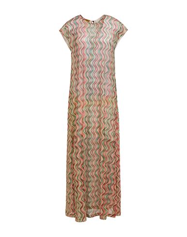 Siyu Woman Maxi Dress Gold Size 4 Polyester, Metallic Fiber