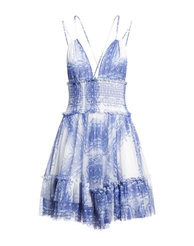 Philosophy Di Lorenzo Serafini Philosophy By Lorenzo Serafini Dresses White In Blue