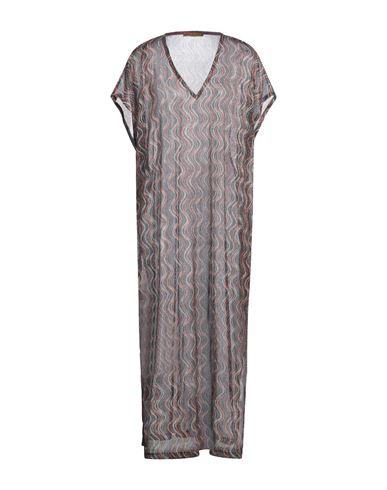 Siyu Woman Maxi Dress Plum Size 4 Polyester, Metallic Fiber In Purple