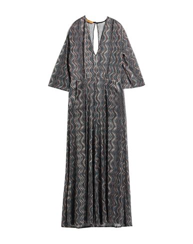 Siyu Woman Jumpsuit Slate Blue Size 8 Polyester, Metallic Fiber