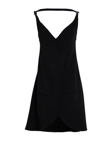 COURRÈGES COURREGES WOMAN MINI DRESS BLACK SIZE 6 VISCOSE, ELASTANE 