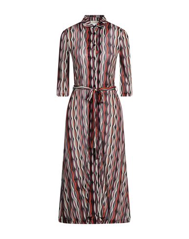 Siyu Woman Midi Dress Mauve Size 8 Viscose In Purple