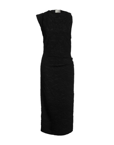 Isabel Marant Woman Midi Dress Black Size 6 Cotton, Polyamide, Elastane In Black