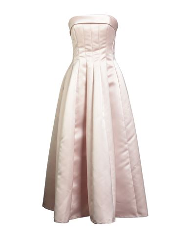 PHILOSOPHY DI LORENZO SERAFINI PHILOSOPHY DI LORENZO SERAFINI WOMAN MIDI DRESS LIGHT PINK SIZE 4 POLYESTER 