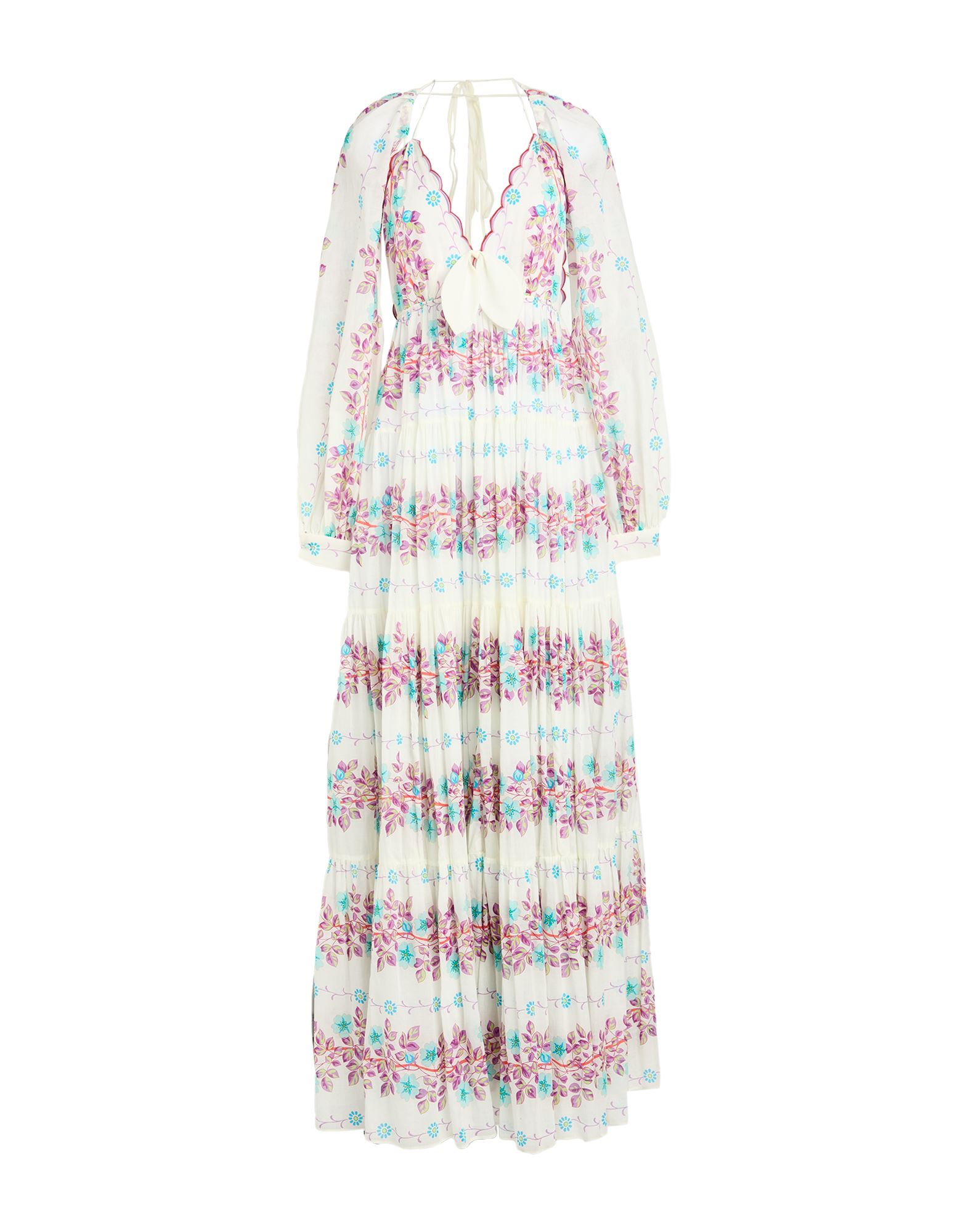 《セール開催中》ETRO レディース マキシ丈ドレス ホワイト 40 コットン 100%