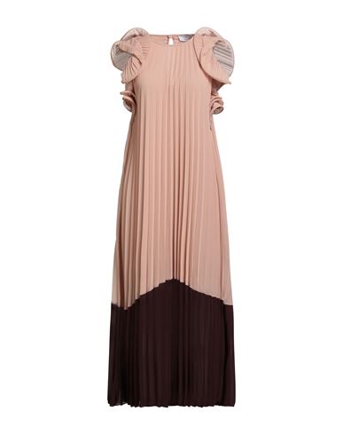 Kaos Woman Maxi Dress Blush Size 4 Polyester In Pink