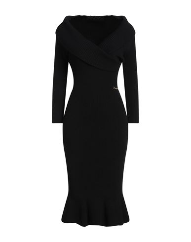 Midi-Kleid Damen Schwarz 34,36 Damen