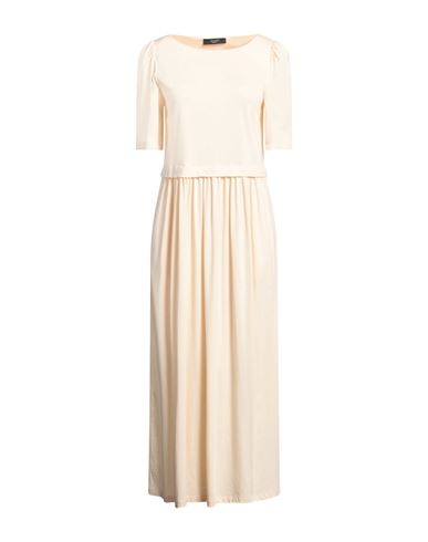 Weekend Max Mara Woman Maxi Dress Beige Size Xxl Cotton