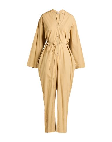 Jucca Woman Jumpsuit Sand Size 4 Cotton In Gold