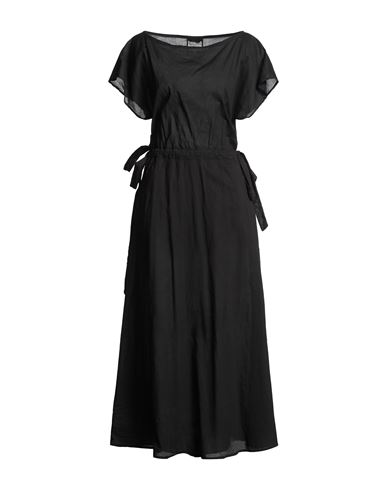 Alessia Santi Woman Maxi Dress Black Size 4 Cotton In Black