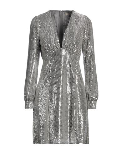 Minivestido Mujer Plata 32,34,36,38,40,42,44 Mujer