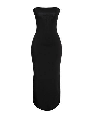 La Galpa Woman Maxi Dress Black Size M/l Recycled Viscose