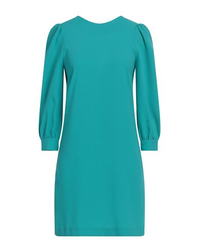 Rebel Queen By Liu •jo Woman Mini Dress Turquoise Size Xs Polyester, Elastane In Blue