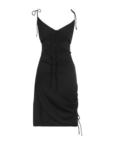 Woman Midi dress Black Size 6 Polyester