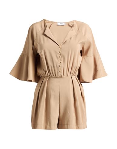 Jijil Woman Playsuit Camel Size 6 Viscose, Polyester In Gold