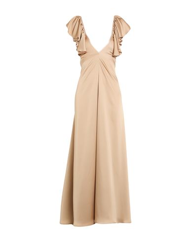 Maxi-Kleid Damen Sand 38 Damen