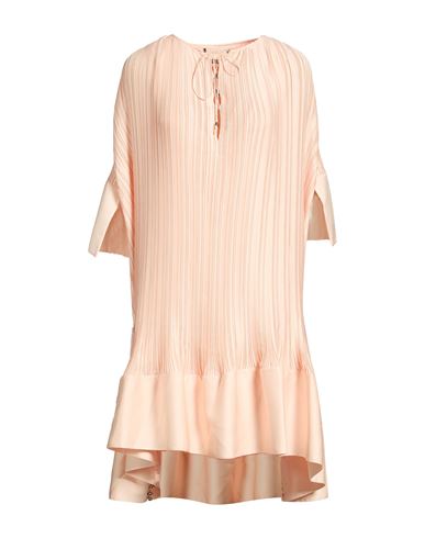 Lanvin Woman Mini Dress Apricot Size 6 Polyester In Orange