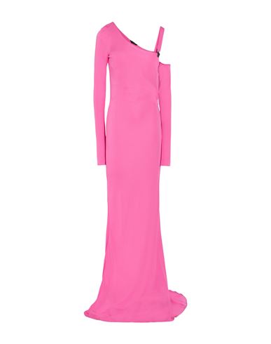 Tom Ford Pink Asymmetric Maxi Dress In Dp631 Candy Pink