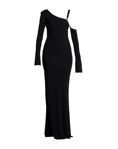 Tom Ford One-shoulder Long Sleeve Jersey Gown In Black