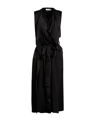 Victoria Beckham Woman Maxi Dress Black Size 6 Acetate, Viscose, Polyester In Black