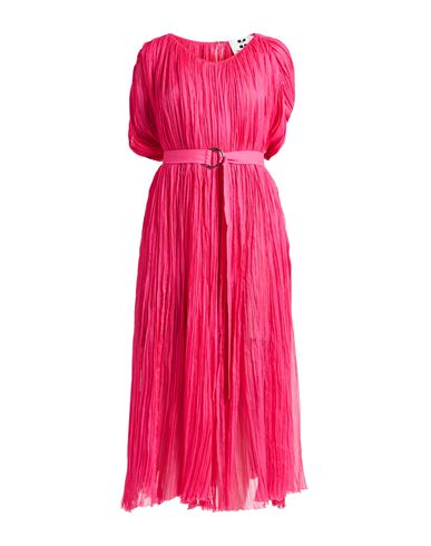 Federica Bonifaci Woman Maxi Dress Fuchsia Size S Silk In Pink