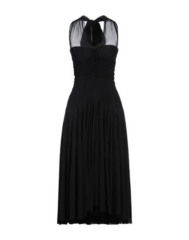 Philosophy Di Lorenzo Serafini Woman Maxi Dress Black Size 8 Polyamide In Black