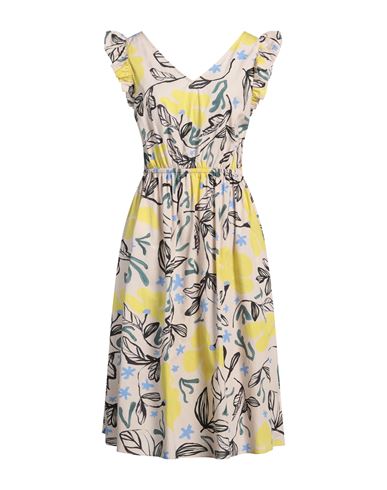 Ps By Paul Smith Ps Paul Smith Woman Midi Dress Cream Size 6 Organic Cotton In White