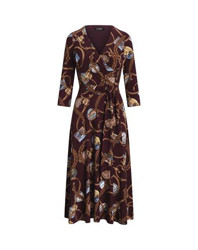 Vestido midi Mujer Burdeos 36 Mujer