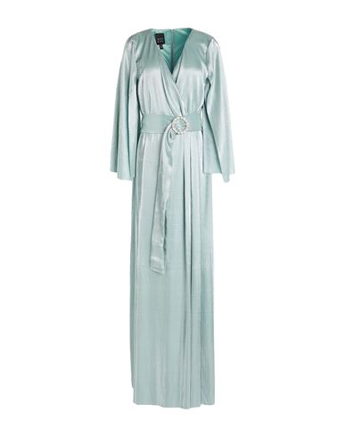 Access Fashion Woman Maxi Dress Light Green Size Xxxl Polyester In Green