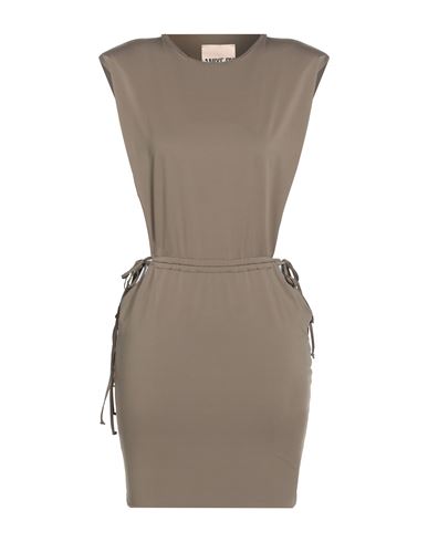 Aniye By Woman Mini Dress Khaki Size 8 Polyester, Elastane In Brown