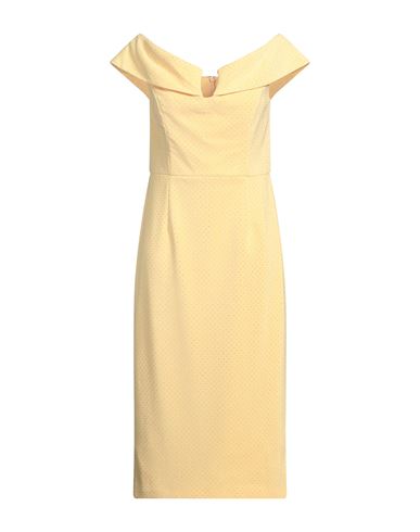 Midi-Kleid Damen Gelb 38 Damen