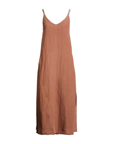 Maxi-Kleid Damen Braun 32,34,36,38 Damen