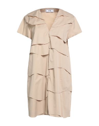 Jijil Woman Mini Dress Beige Size 8 Cotton, Polyamide, Nylon In Neutral