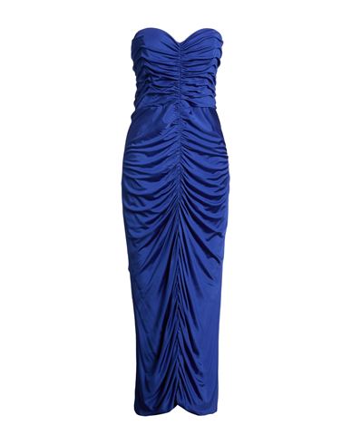 Vestido midi Mujer Azul marino 40 Mujer
