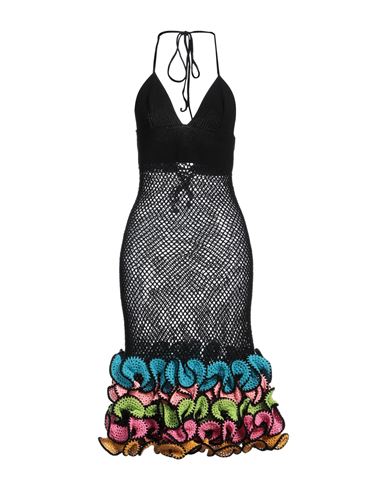 My Beachy Side Woman Midi Dress Black Size M Microfiber