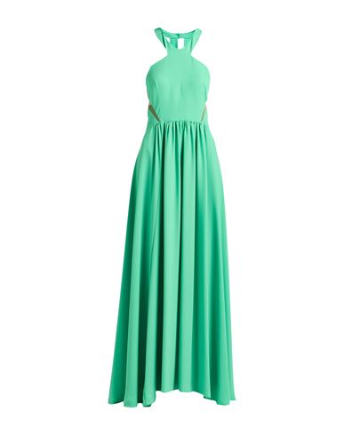 Carla Ruiz Woman Maxi Dress Green Size 8 Polyester In Green