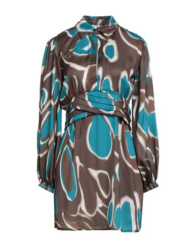 Jijil Woman Mini Dress Brown Size 10 Polyester In Brown