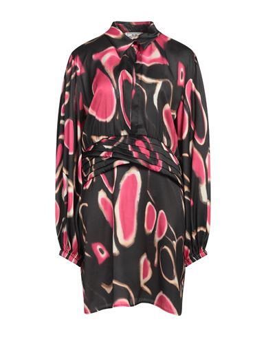 Jijil Woman Mini Dress Black Size 12 Polyester In Multi