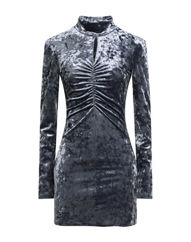 Patrizia Pepe Woman Mini Dress Slate Blue Size 2 Polyester, Elastane In Blue