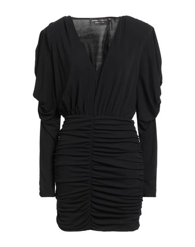 Simona Corsellini Woman Mini Dress Black Size 8 Viscose, Polyester