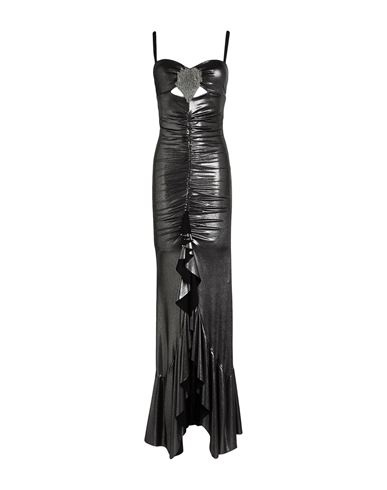 Aniye By Woman Maxi Dress Lead Size 8 Polyester, Elastane In Grey