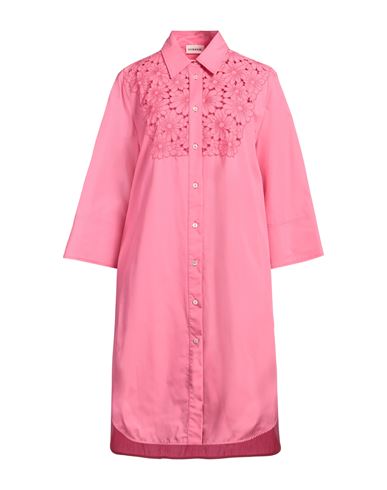 P.a.r.o.s.h P. A.r. O.s. H. Woman Midi Dress Magenta Size M Cotton In Magenta