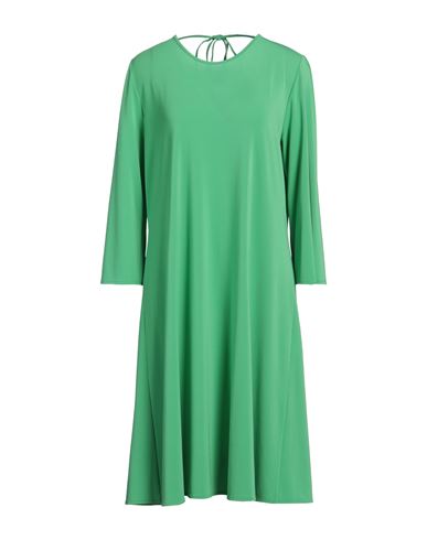 Maria Bellentani Woman Mini Dress Green Size 12 Acetate, Polyamide, Elastane In Green