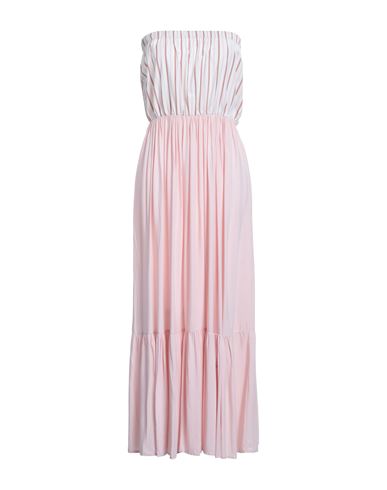Empathie Woman Midi Dress Blush Size M Viscose In Pink