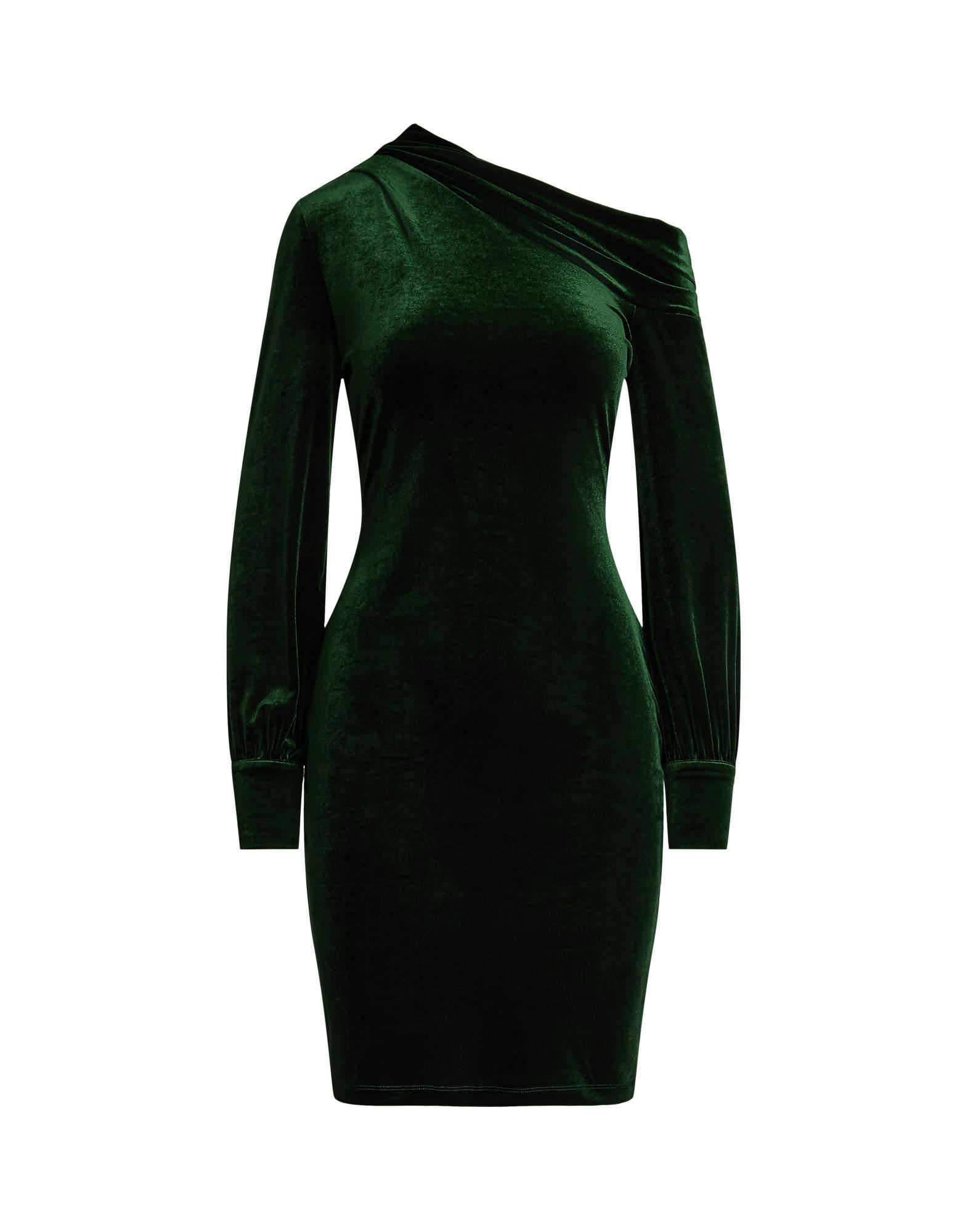 ԥ볫LAUREN RALPH LAUREN ǥ ߥ˾ɥ쥹  6 ꥵݥꥨƥ 90% / ݥꥦ쥿 10% Velvet One-Shoulder Dress