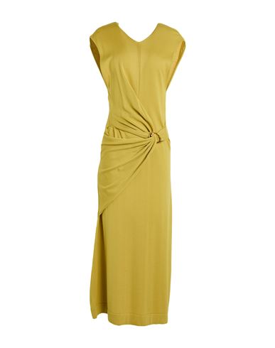 Jil Sander Woman Midi Dress Marigold Size 2 Virgin Wool In Yellow