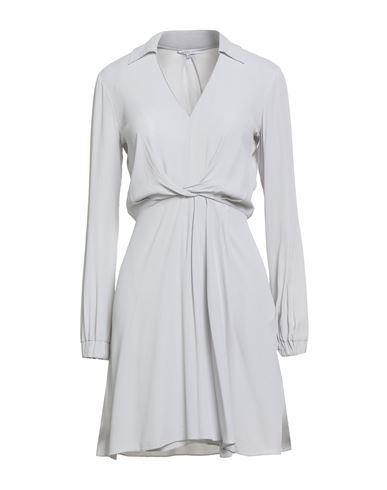 Patrizia Pepe Woman Mini Dress Light Grey Size 2 Viscose In Gray