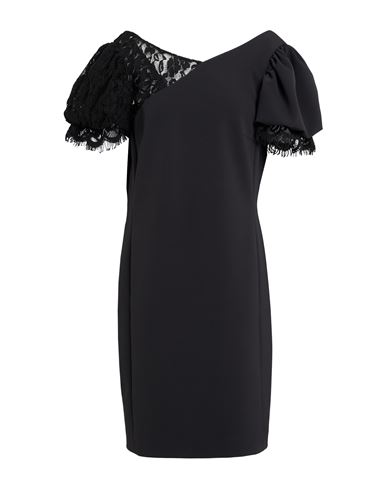 Pinko Woman Mini Dress Black Size 10 Polyester, Elastane In Black