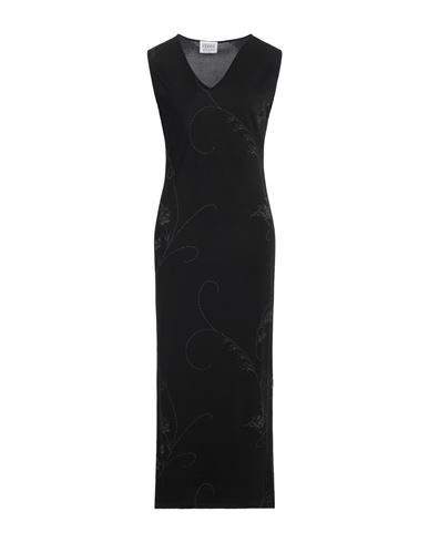 Gianfranco Ferre' Studio Woman Maxi Dress Black Size 10 Viscose, Polyamide